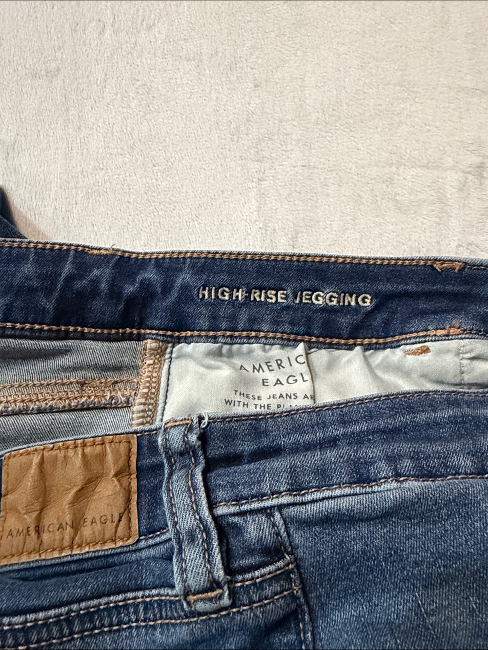 AE Next level High Waisted Jegging 12L - Picture 6 of 6
